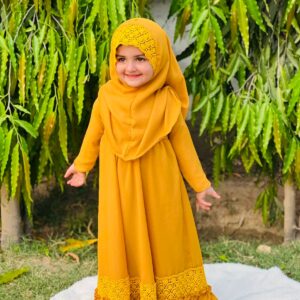 Musterd baby abaya