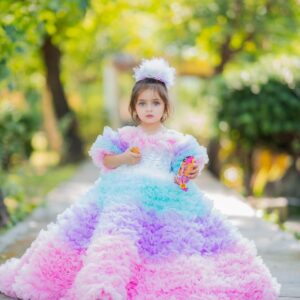 New Stylish colorful Baby Frock