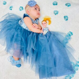 Zariyah's Blue Doll Dress