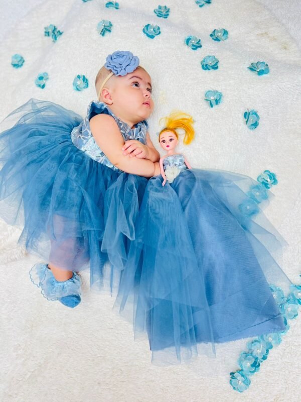 Zariyah's Blue Doll Dress