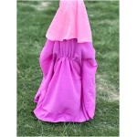 lilac shades pearl abaya