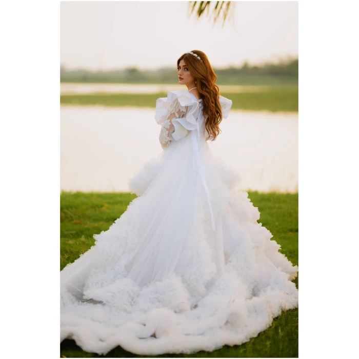White Bridal Dress - Image 4