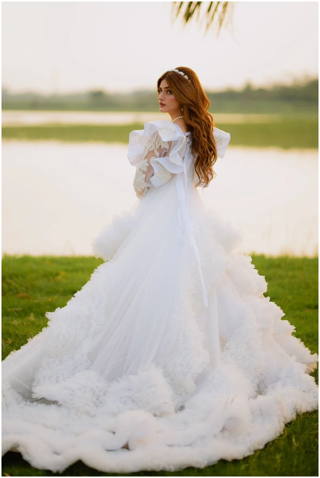 WhatsApp-Image-2023-11-09-at-7.30.14-PM.jpeg White Bridal Dress - Image 4
