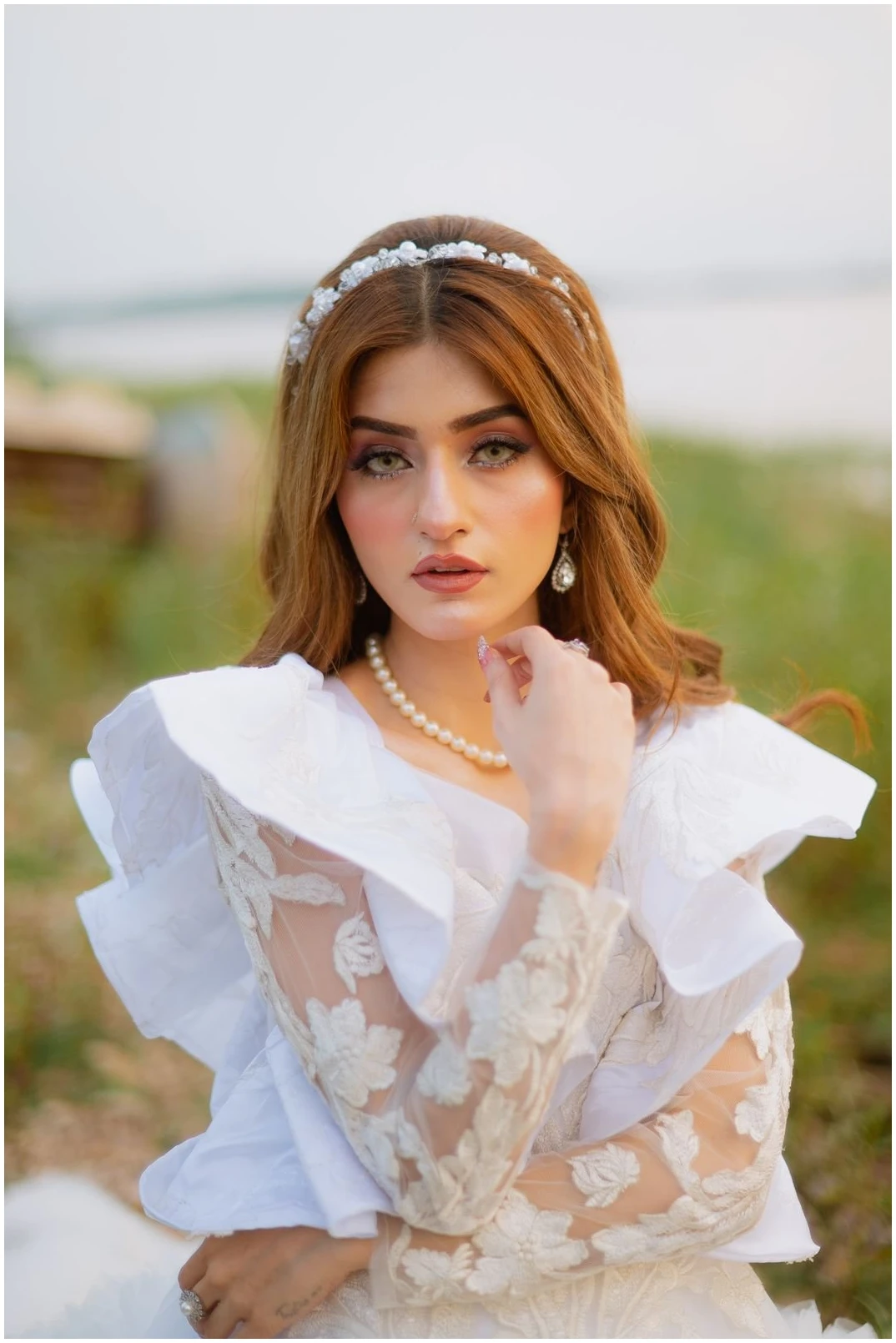WhatsApp-Image-2023-11-09-at-7.30.15-PM-1.jpeg White Bridal Dress - Image 1