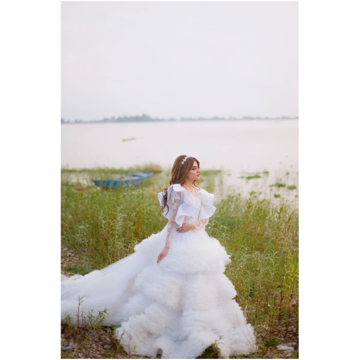 White Bridal Dress - Image 7