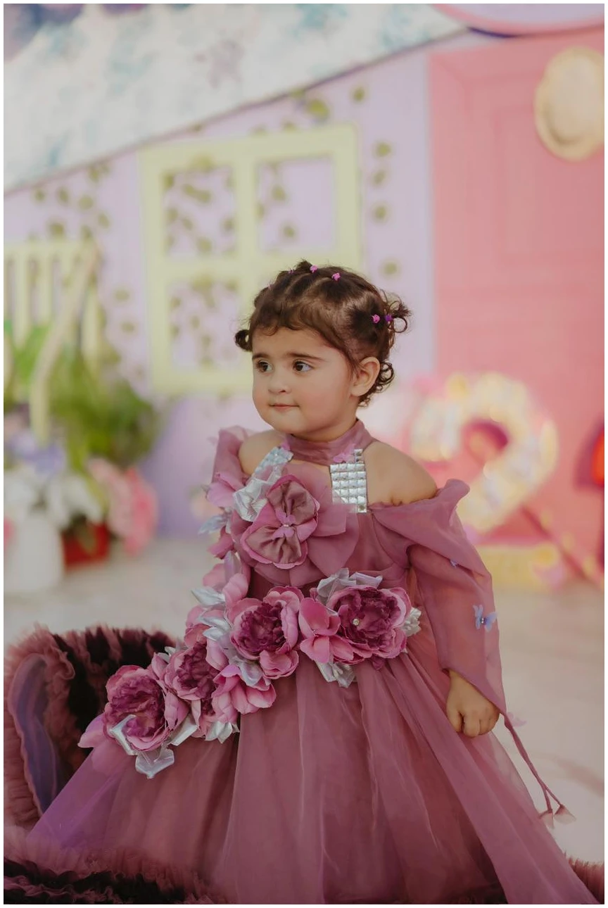 IMG-20241202-WA0058 floral butterfly dress - Image 1