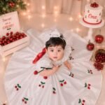 Cherry Blossom Princess Dress 🍒🤍