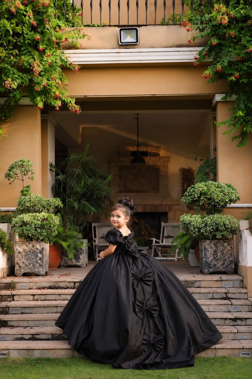 Ruffle Of Grace in Black