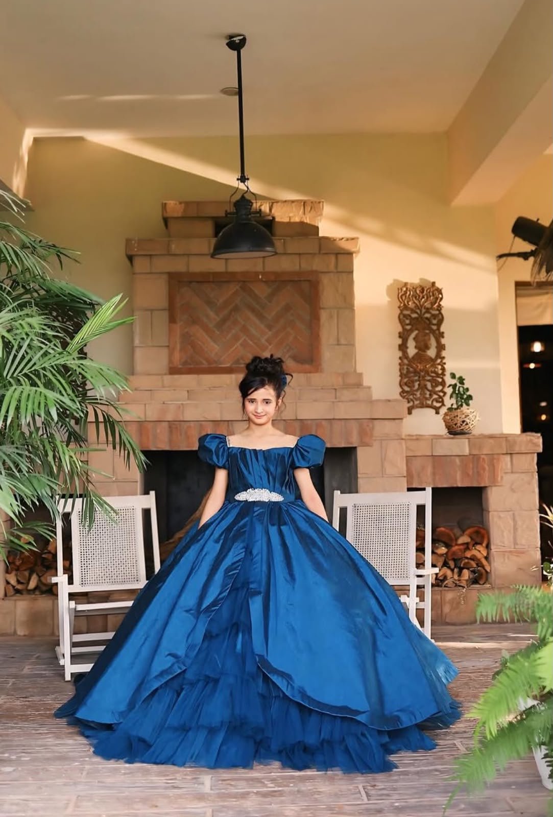 Ruffle Of Grace in Zink