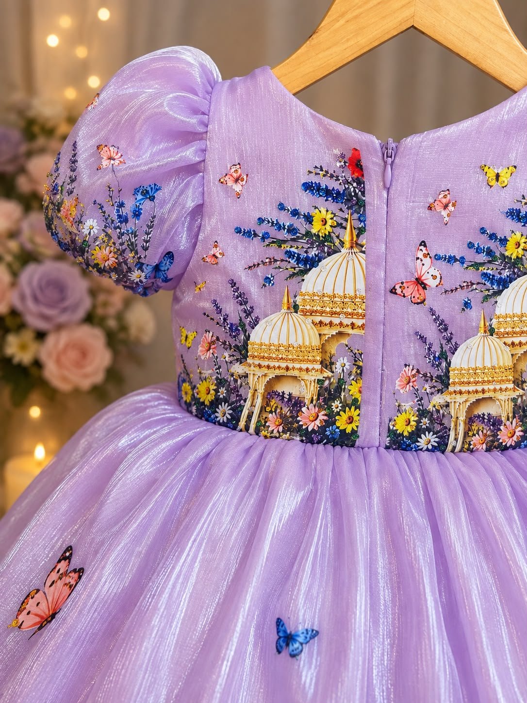 Butterfly Garden in lilac