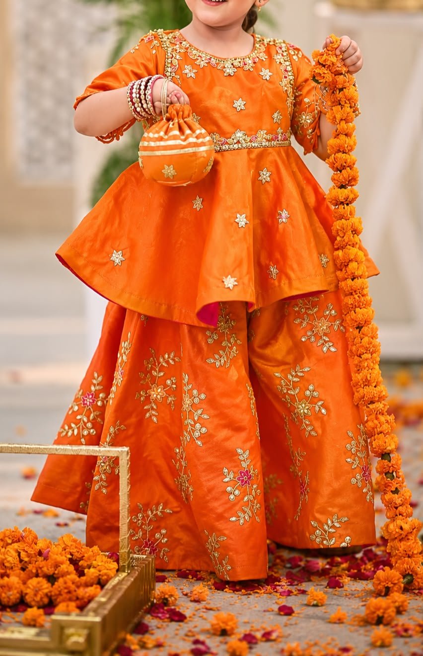 Orange Phoolkari