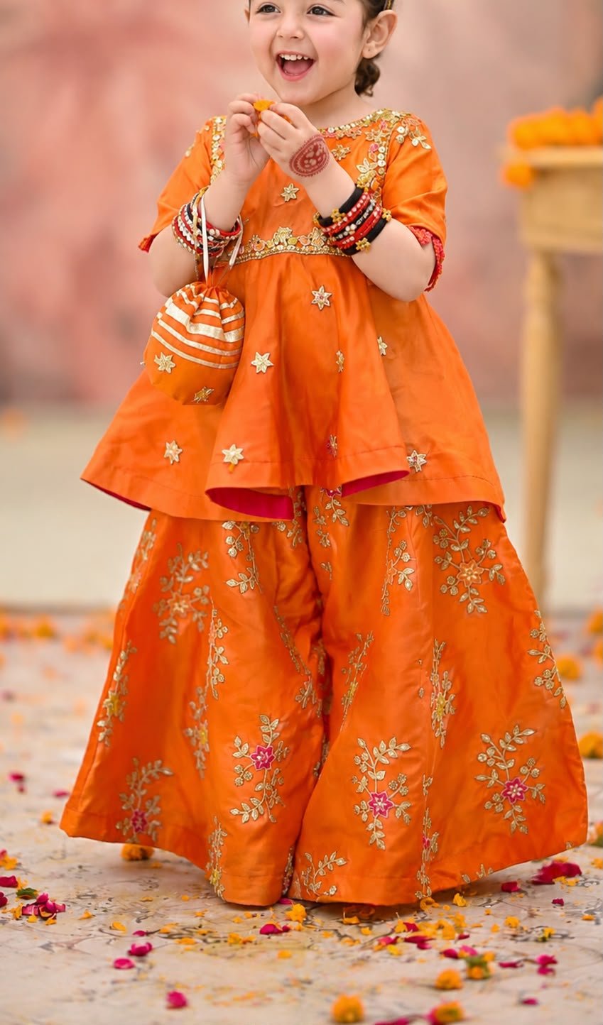 Orange Phoolkari