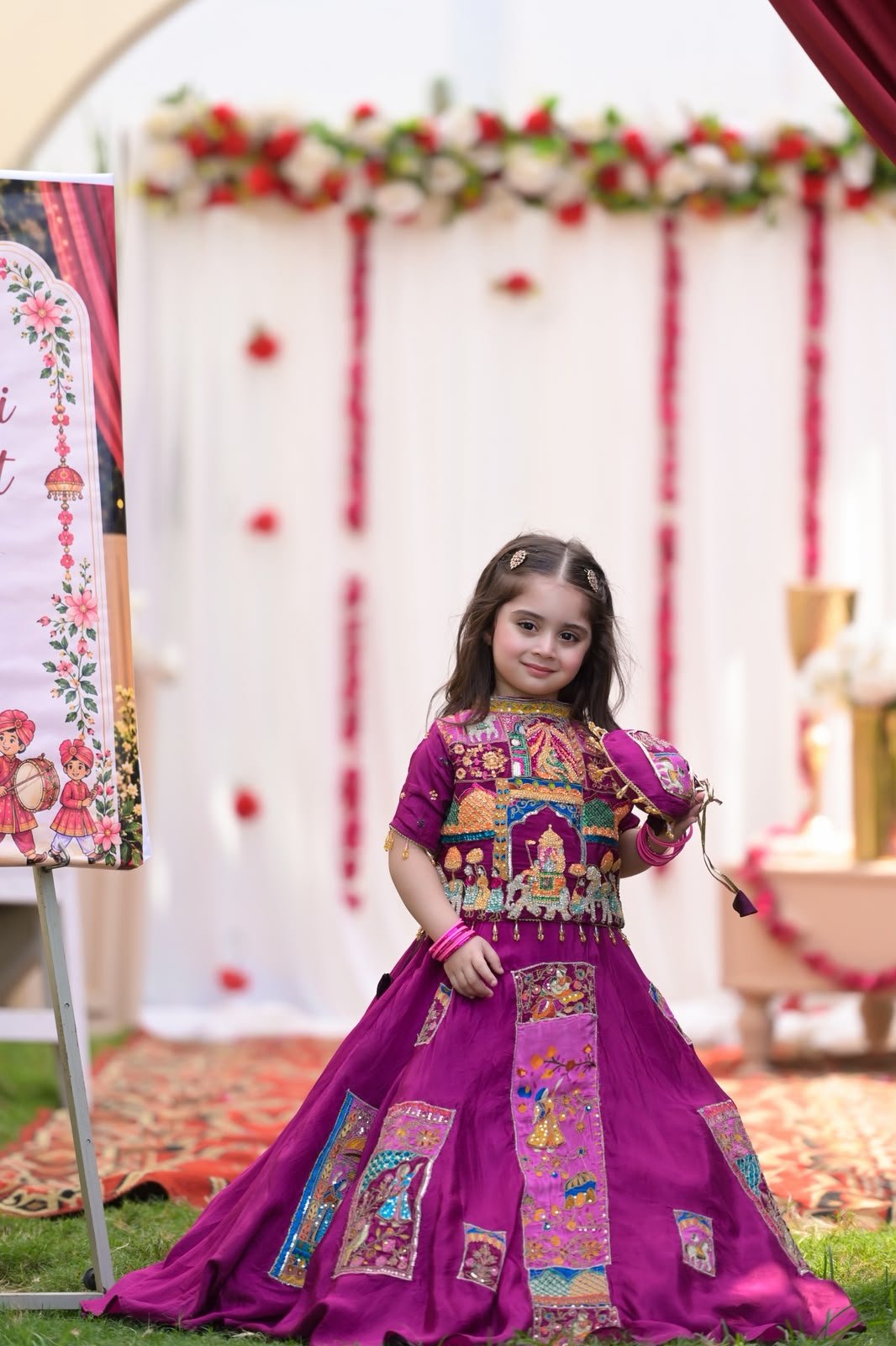 Rang Mehal in Purple