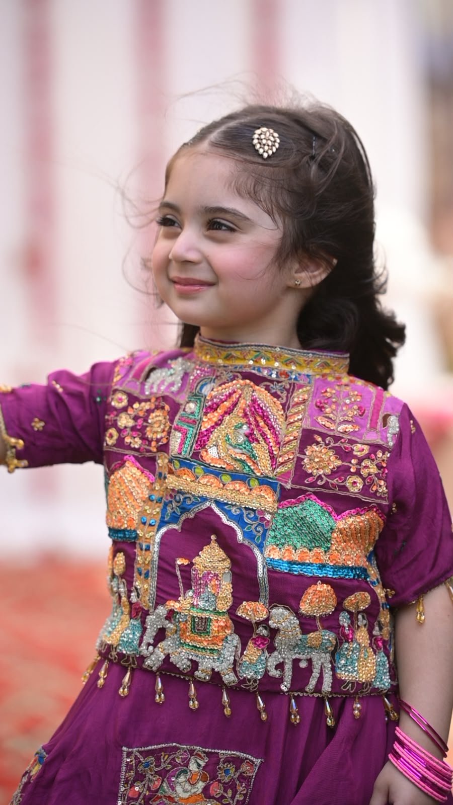 Rang Mehal in Purple