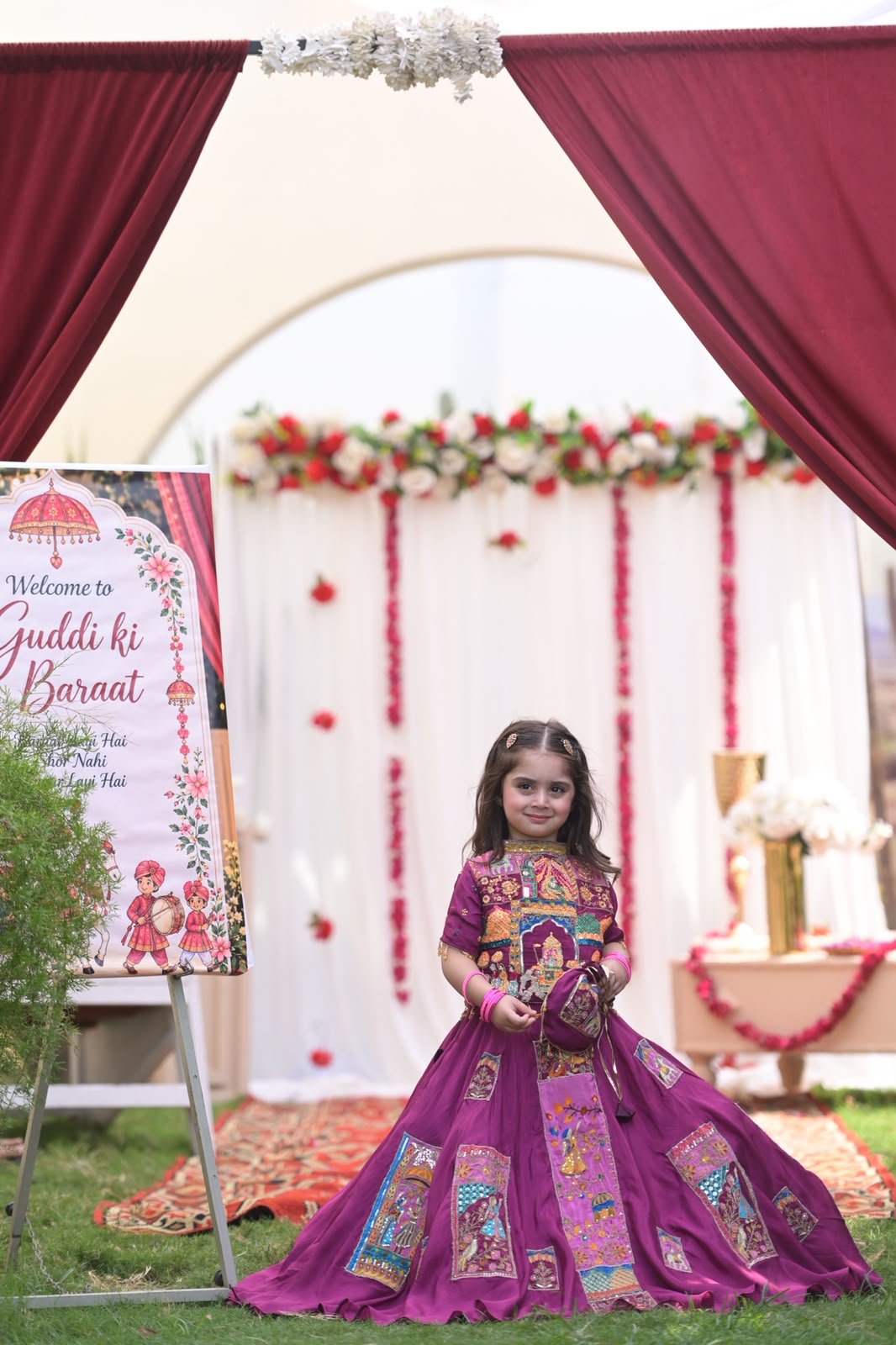Rang Mehal in Purple