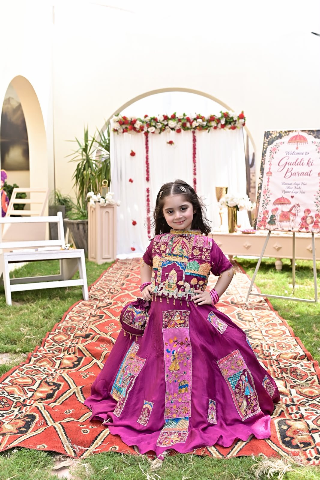 Rang Mehal in Purple