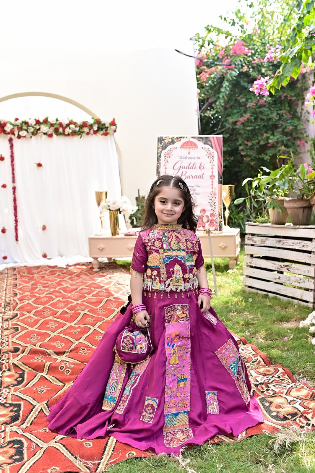 Rang Mehal in Purple